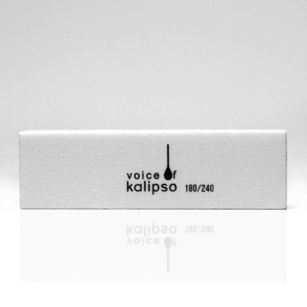Бафик Voice of Kalipso белый, двусторонний, 96Х28Х12мм 180/240 грит 10шт/уп