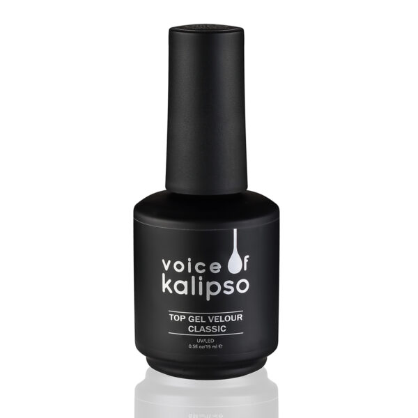 Матовый топ для гель-лака Top Gel Velour Classic, 15 мл