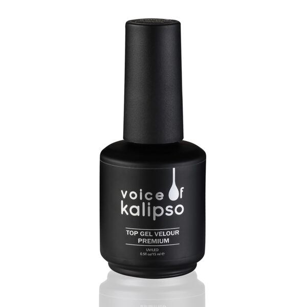 Велюровый топ для гель-лака Top Gel Velour Premium, 15 мл