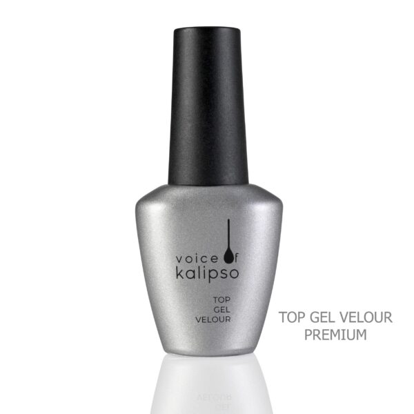 Велюровый топ для гель-лака Top Gel Velour Premium, 10 мл