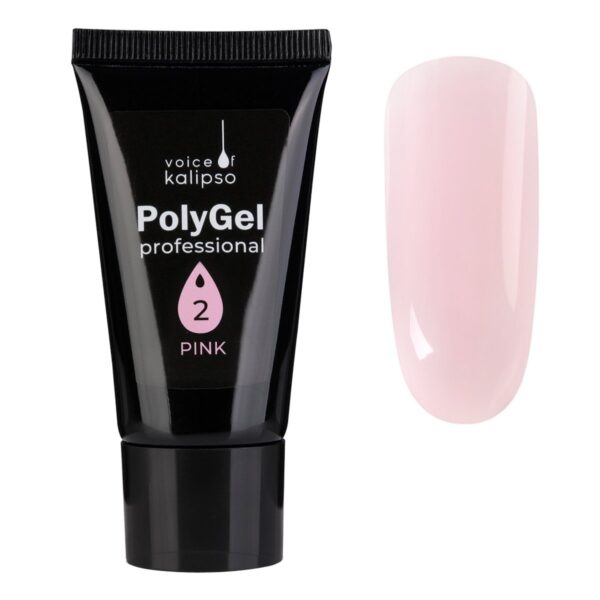 Полигель розовый PINK №2, 30 мл