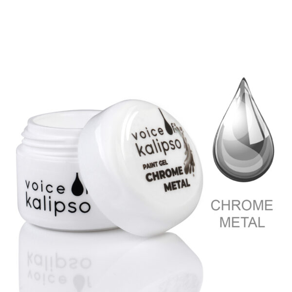 Гель краска Gel Paint Voice of Kalipso, хром, 5 мл