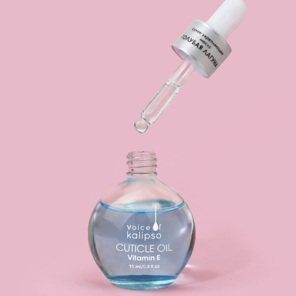 Сухое масло Cuticle Oil Voice of Kalipso "голубая лагуна", 15 мл